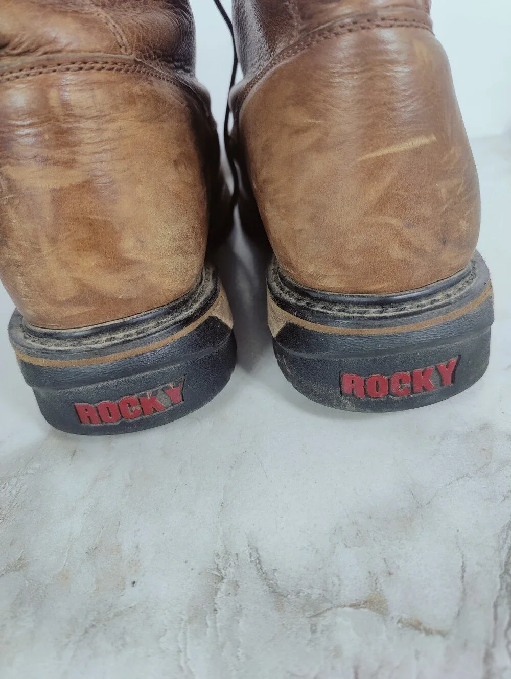 Rocky Men's Original Ride Lacer Waterproof Western Work Boots, 15